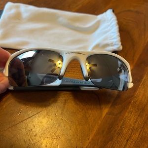 Mens White Oakley Sunglasses